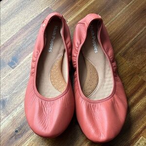 Hush Puppies Women's Orange Ballet Flats